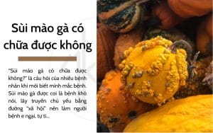 Sùi mào gà có chữa được không